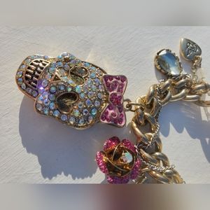 Betsey Johnson Skull Bracelet